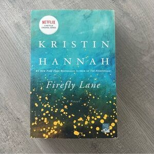 Firefly Lane Novel by Kristin Hannah, paperback book, good read once condition